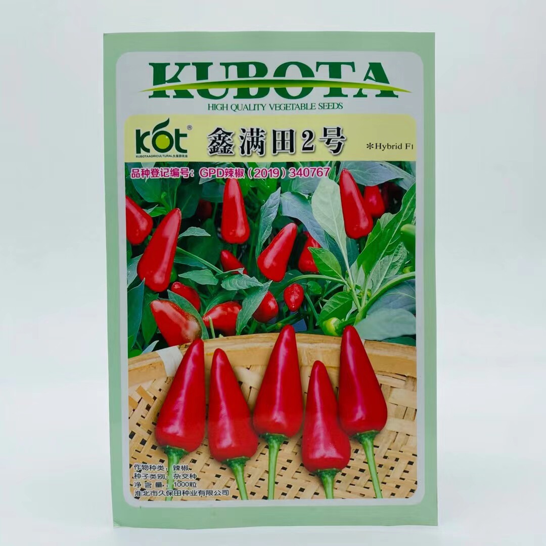 鑫满田2号辣妹子泡椒种子 子弹头红灯笼辣椒种 蔬菜种子味道香浓