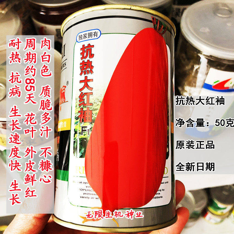 抗热大红袖萝卜种子红皮