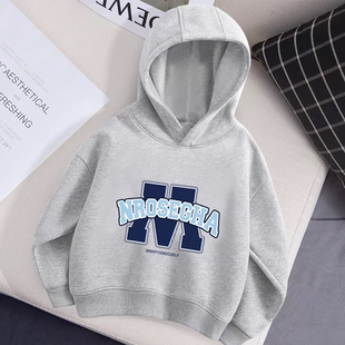 儿童春秋卫衣新款男童连帽卫衣童装中大童带帽秋装打底衫运动上衣