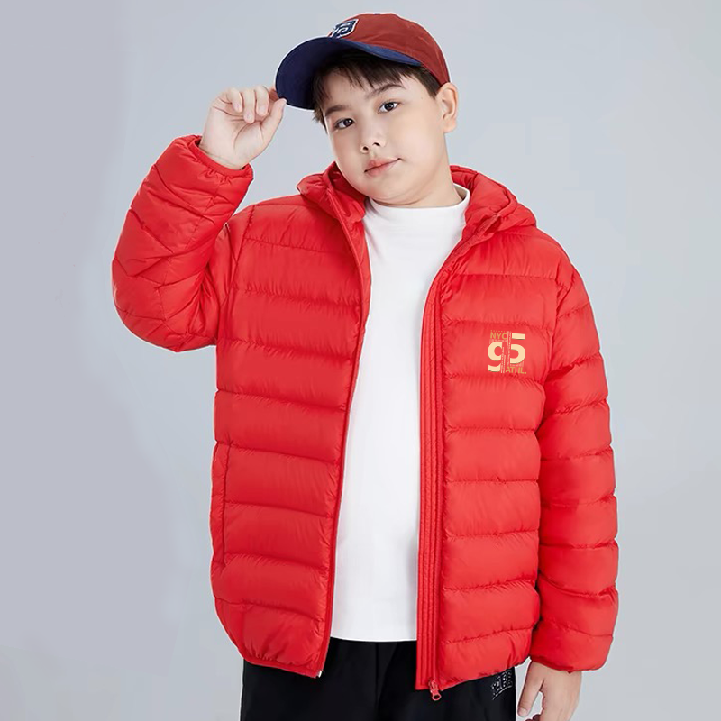 胖童装男童加肥加大羽绒服轻薄秋冬外套大童胖孩子青少年羽绒内胆