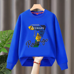 儿童长袖 男童卫衣秋款 上衣洋气秋季 中大童潮服秋装 t恤潮 2024新款