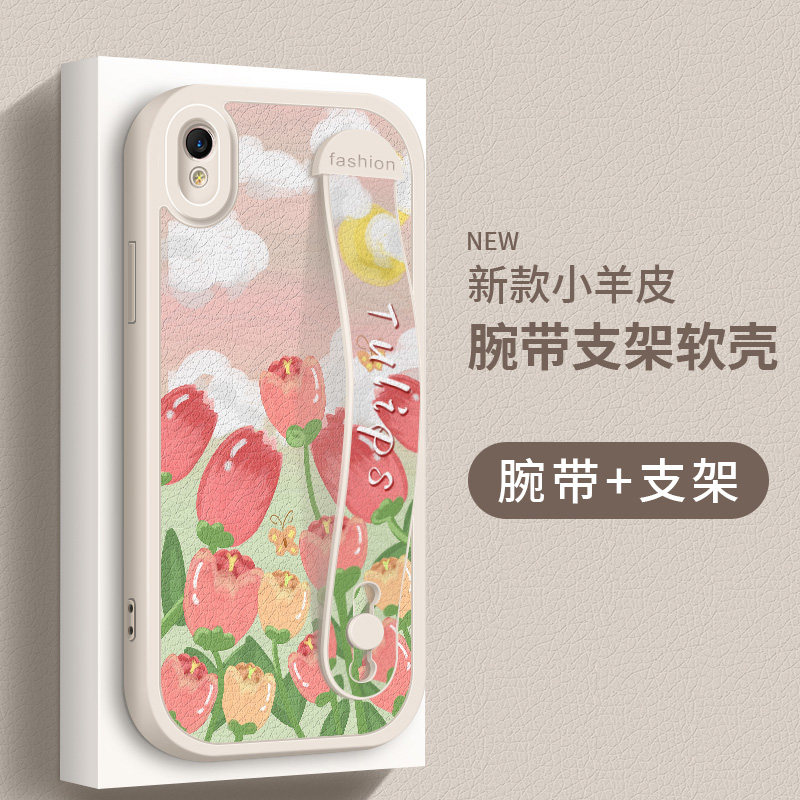 适用oppor11手机壳新款r9小羊皮腕带支架R11s郁金香0pp0硅胶软壳R9s镜头全包高级防摔保护套女情侣男超薄外壳高性价比高么？