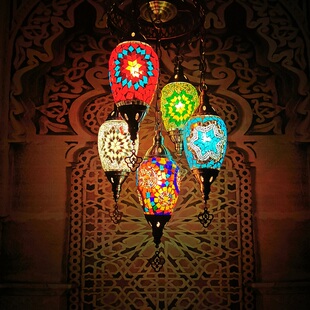 lamp Moroccan 饰吊灯 hanging 家装 民宿酒店咖啡厅装 摩洛哥风格