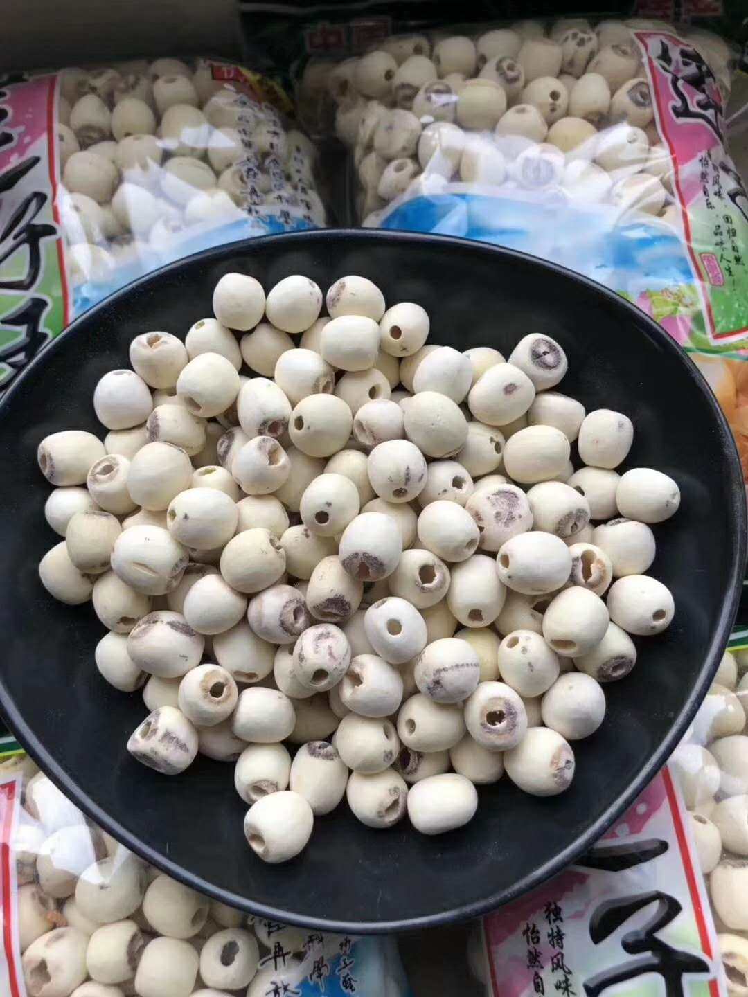 莲子干货500g特级去芯农家特产湘莲无芯莲磨皮通心搭银耳百合桂圆