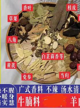 广东羊肉煲汤材料牛腩料红烧焖炖牛腩香料包清炖羊肉排骨家用正宗