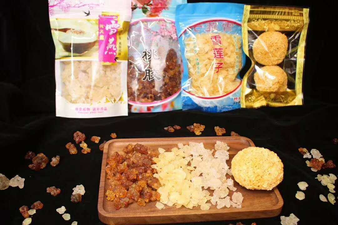 桃胶雪燕皂角米各250g