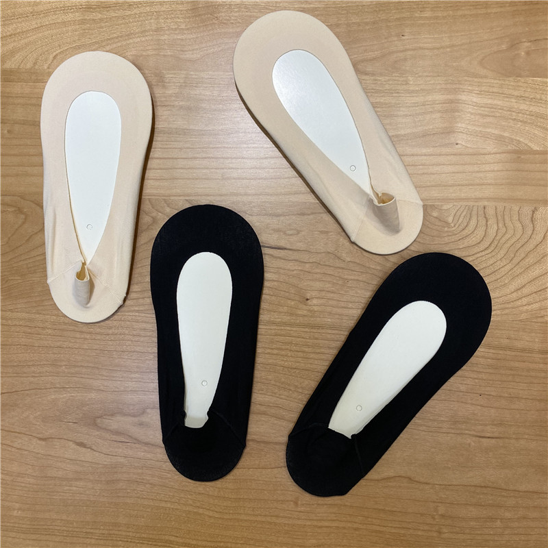 3双特惠日本高品质女式纯棉超浅口隐形船袜薄款吸汗透气防掉舒适