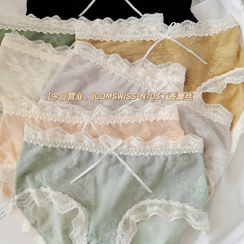 细腻柔软中腰甜美风纯棉内裤