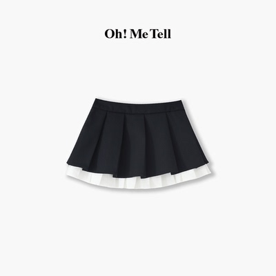 Oh! Me Tell【Jenni*演唱会同款】时尚双层辣妹短款百褶裙半身裙