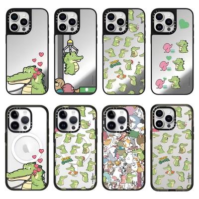CASE华强北联名可爱Buddy Gator小鳄鱼适用iPhone17ProMax壳苹果16Pro/15/14/13/12磁吸MagSafe保护套C家壳