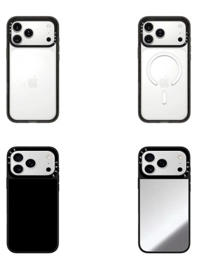 CASE华强北联名纯色透明基础款镜面适用iPhone17ProMax壳苹果16Pro/15plus/14/13/12磁吸MagSafe保护套C家壳