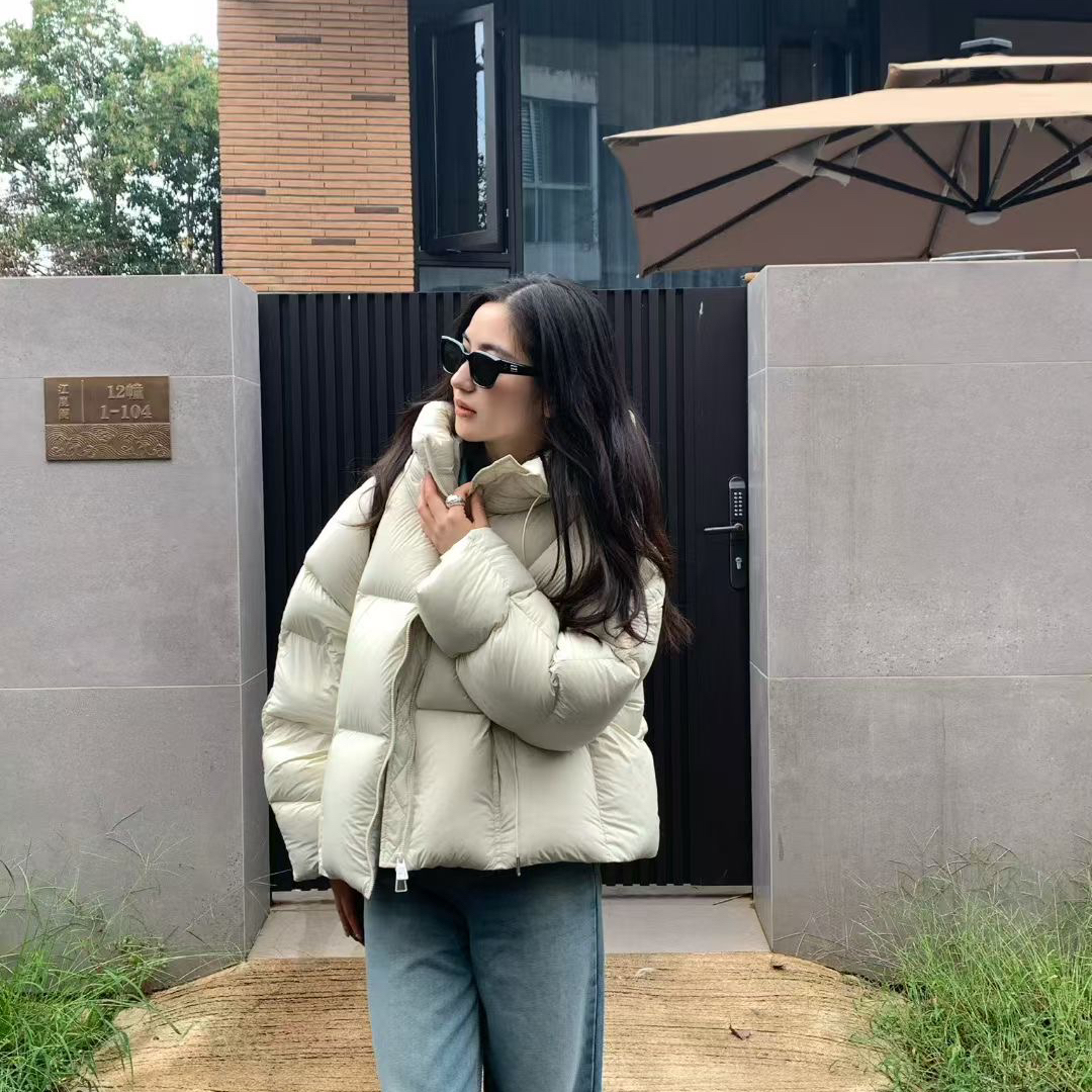 ECHOES OF LOVE-冬上新时尚百搭连帽绗缝保暖羽绒服外套365