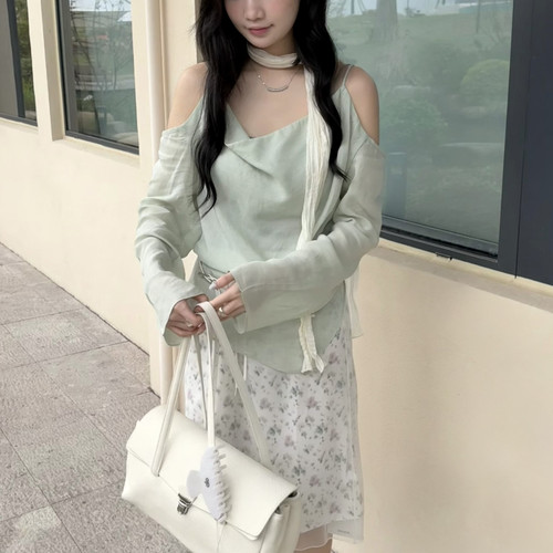 Believe-26夏上新莫奈油画中裙小女人半身裙9058