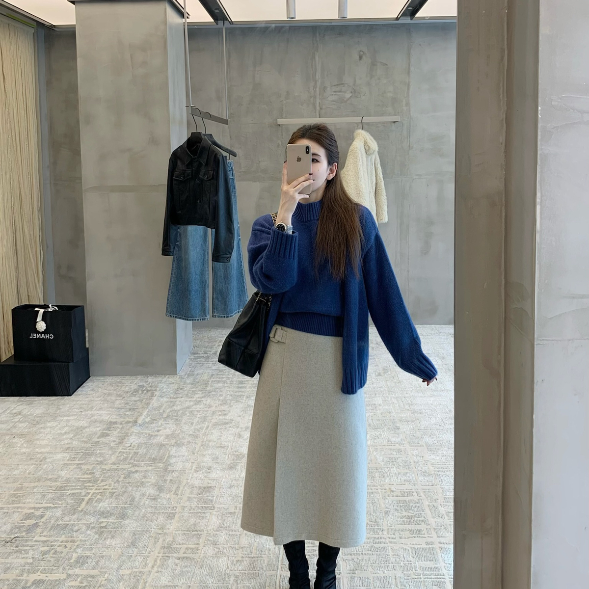 EASE-衫毛衣+背心套装（含40羊毛）(特种动物纱自带朦胧感)e25b80