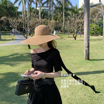 SANTA GROVE-精致柔软垂感小衫（含19.1羊毛）(76.4莱赛尔)S26506