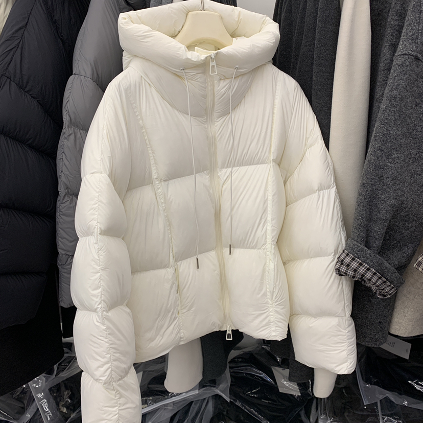 ECHOES OF LOVE  冬上新连帽拉链抽绳保暖羽绒服外套9888