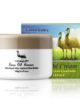 澳洲GreenValley歌林薇丽鸸鹋油滋润清爽GV面霜100g