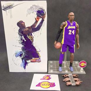 NBA球星1 9科比乔丹詹姆斯库里可动人偶手办模型摆件男友生日礼物