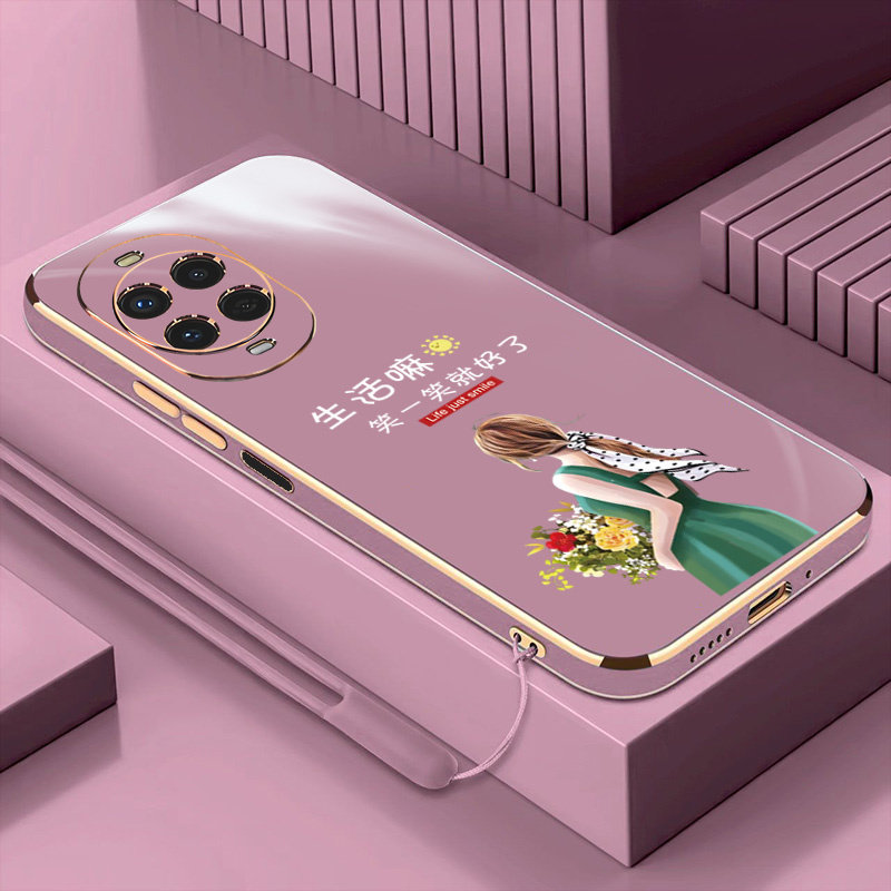 玫瑰花女款使用华为Nova15手机壳5G防摔软套PSN-AL00包边nova15薄送长辈爸妈,3C数码配件,手机保护套/壳,淘宝优惠券,粉丝福利购,淘宝优惠卷