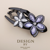 盘发大号头发夹子2023新款 抓夹发夹女后脑勺三齿鸭嘴夹发卡头饰