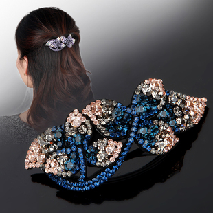 马尾夹2022新款高端夹子发卡头饰横夹一字夹发夹女士后脑勺弹簧夹