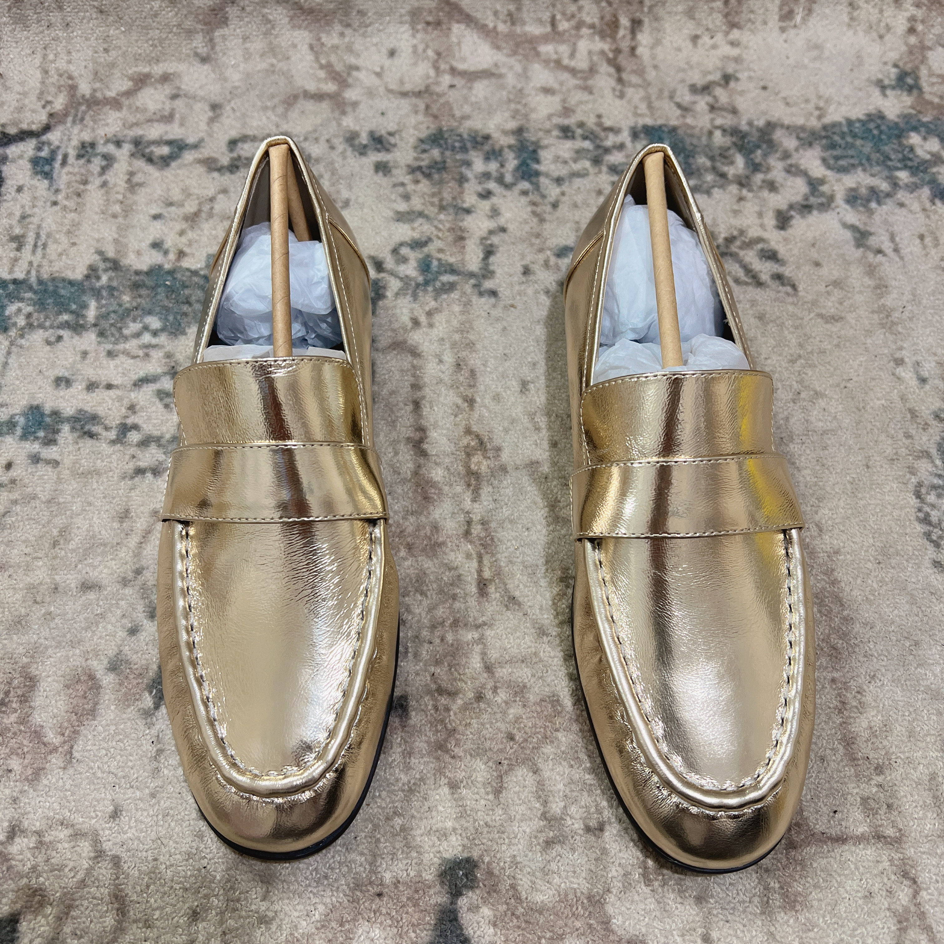 2026年秋季新款真皮乐福鞋女平底单鞋一脚蹬懒人鞋,女鞋,深口单鞋,淘宝优惠券,粉丝福利购,淘宝优惠卷