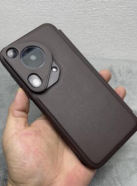 适用于华为Pura70手机壳pura80防摔新品pura80pro软壳商务磁吸素皮隐形支架奢品奢华P70Propura70pro+全包