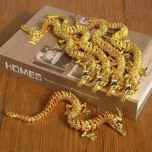 3D关节龙可活动车载工艺品金属