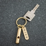 Латунный медный ретро брелок ручной работы, свисток, детская дорожная подвеска для тренировок