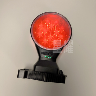 LED双面方位灯磁力吸附红光警示标志定位指示灯夜间信号灯Type-c