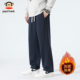 大嘴猴运动裤 男秋冬直筒裤 学生休闲裤 PaulFrank 宽松加绒加厚卫裤