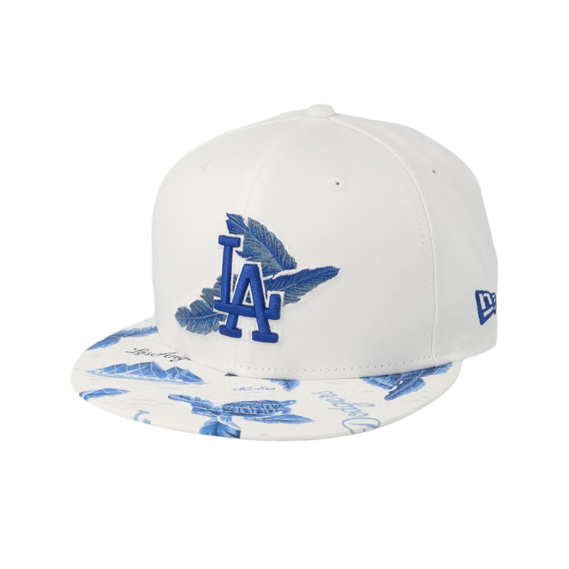 New era 纽亦华 MLB 天使翅膀 纽约洋基队平檐可调节棒球帽白色