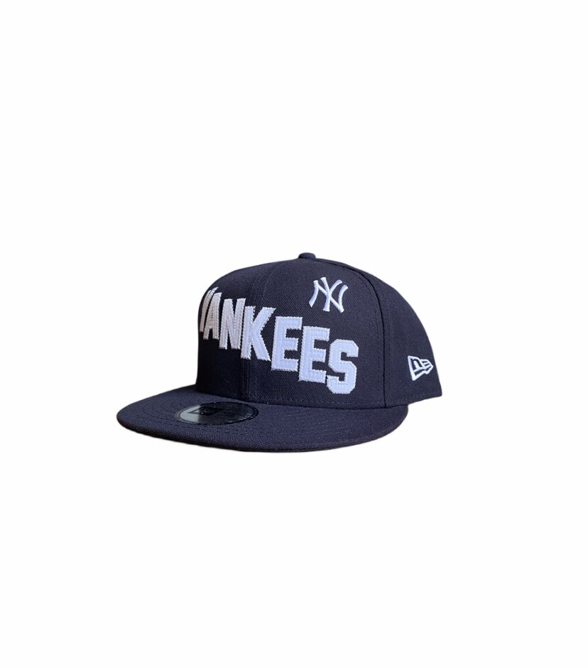 New Era & MLB 纽约洋基队侧标ny 嘻哈平沿帽棒球帽女可调节