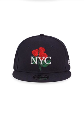 New Era纽亦华 花卉系列 玫瑰nyc 950平檐帽棒球帽复古可调节
