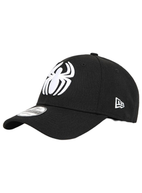New Era/纽亦华 蜘蛛侠刺绣鸭舌帽 70542375 黑色 均码