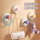 粘钩 多巴胺吸盘挂钩免打孔强力承重门后挂衣架厨房无痕钉2025新款
