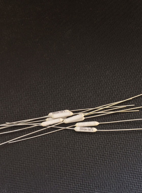 温度保险丝2A3A5A250V130度电阻式温度保险热熔断器白色陶瓷管Y50