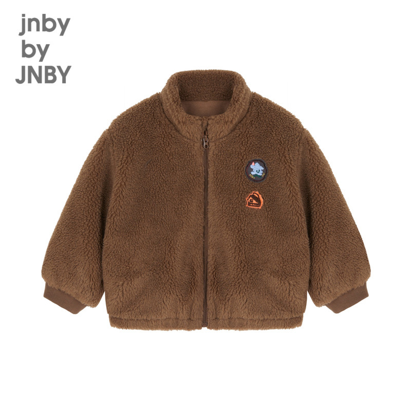 江南布衣婴童仿皮草拉链外套O型秋冬男女童婴儿儿童jnbybyjn