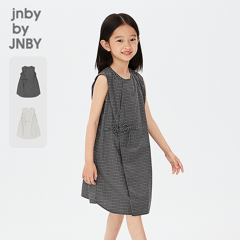 新款江南布衣童装无袖连衣裙盘扣26夏女童jnbybyjnby1Q4G12540