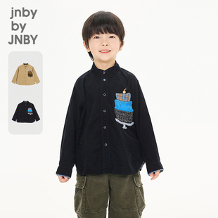 新款江南布衣童装长袖衬衣H型宽松26秋男女童jnbybyjnby1Q9211200