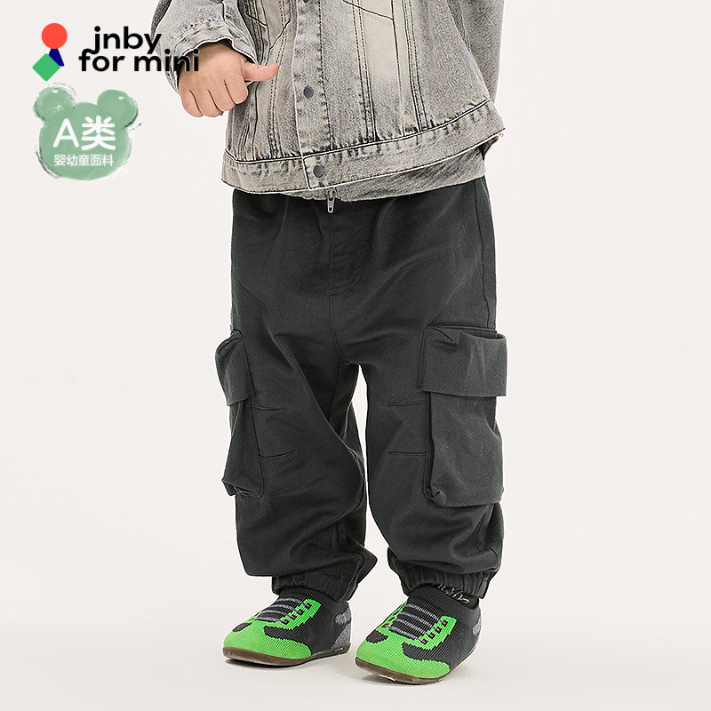 新款江南布衣婴童长裤工装裤25秋男童婴儿jnbybyjnbyYP