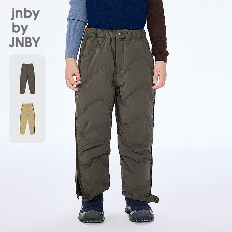【运动系列】新款江南布衣童装裤子羽绒保暖长裤男女童jnbybyj