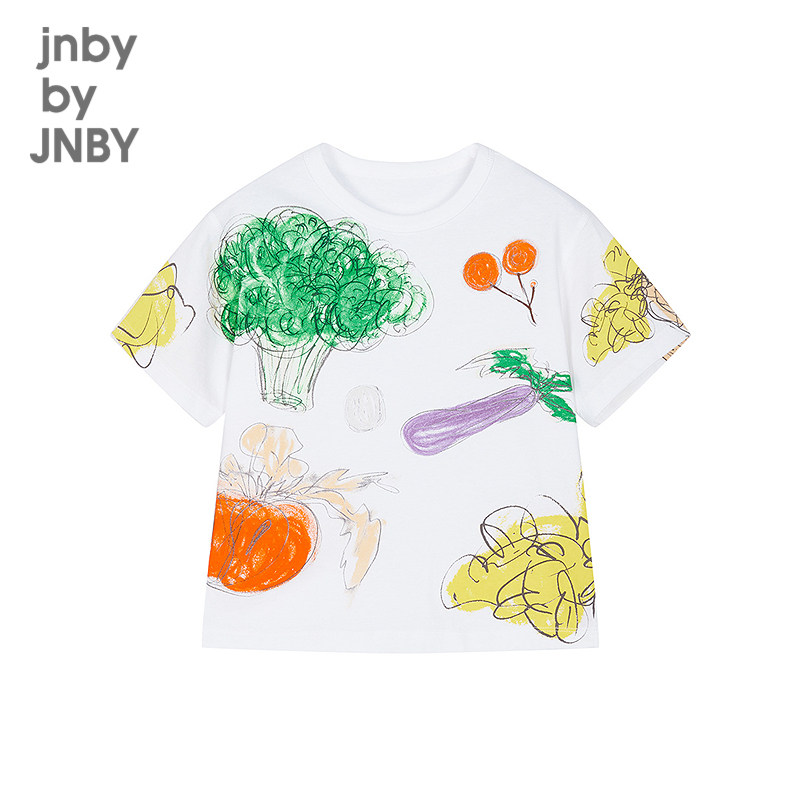 新款江南布衣童装短袖T恤盛夏果实26夏男女童jnbybyjnby1Q6110630