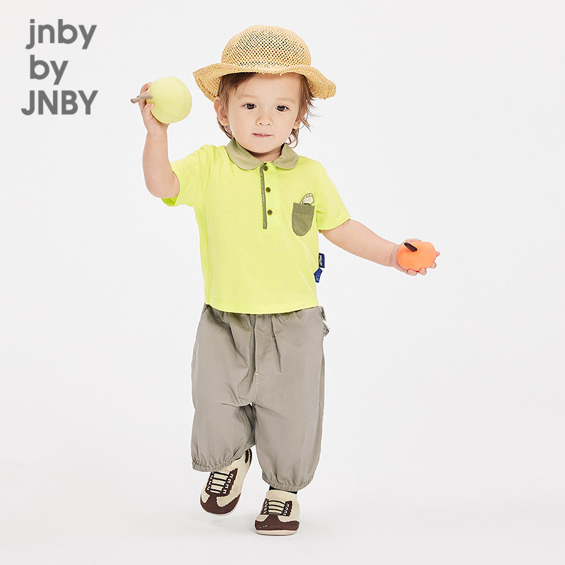 江南布衣婴童上下装组合套装拼接两件套春男童婴儿jnbybyjnb
