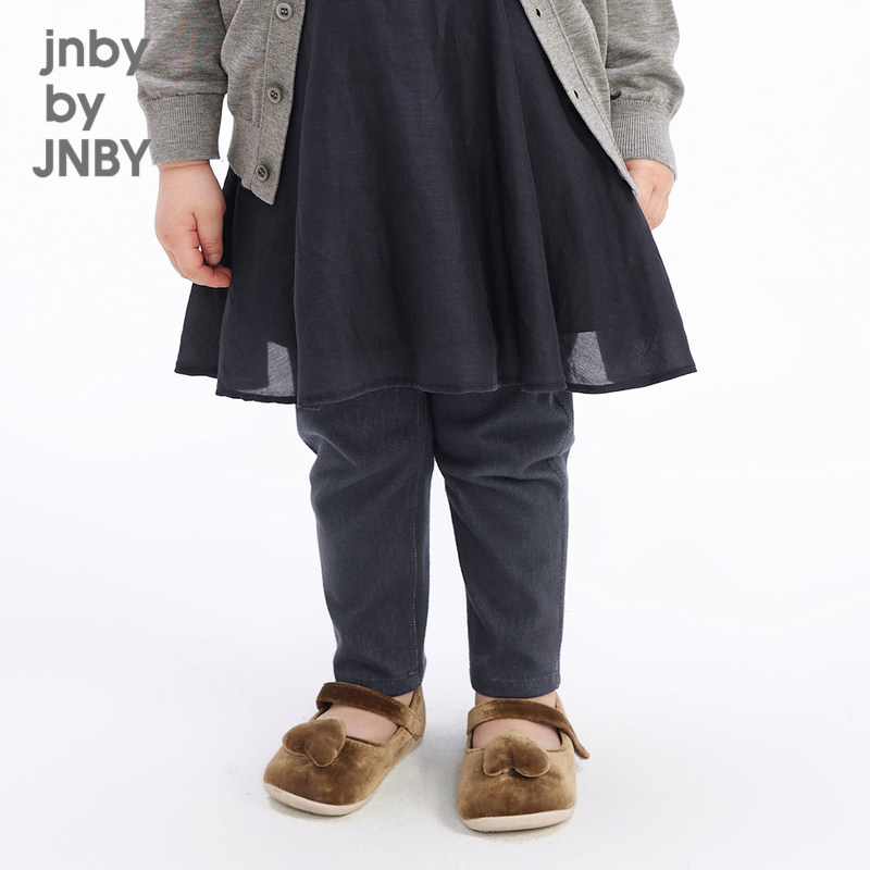 江南布衣婴童棉弹力斜纹双面紧身裤长裤秋冬男女童婴儿jnbybyj