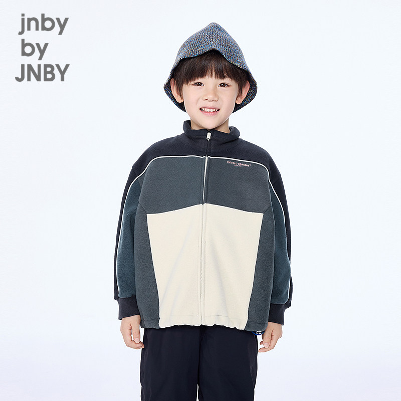 【运动系列】江南布衣童装外套卫衣温暖绒感户外男女童jnbybyjnby