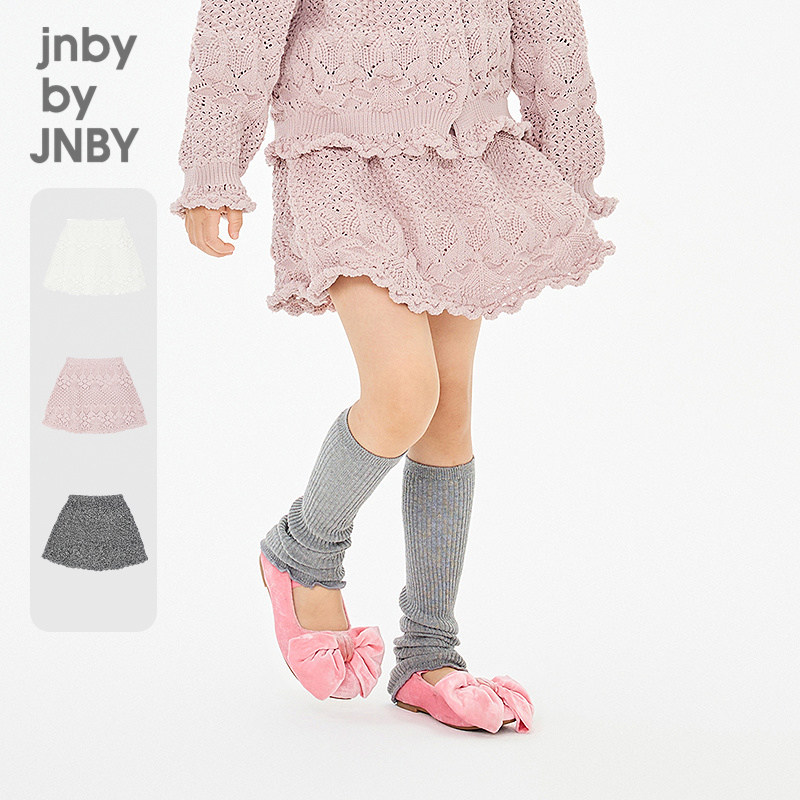 江南布衣童装短款重工腰裙镂空钩花26春女童jnbybyjnby1