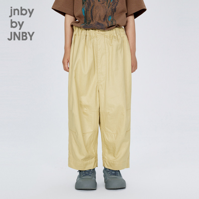 江南布衣童装棉纱卡落裆裤宽松工装秋冬男女童儿童jnbybyjnb