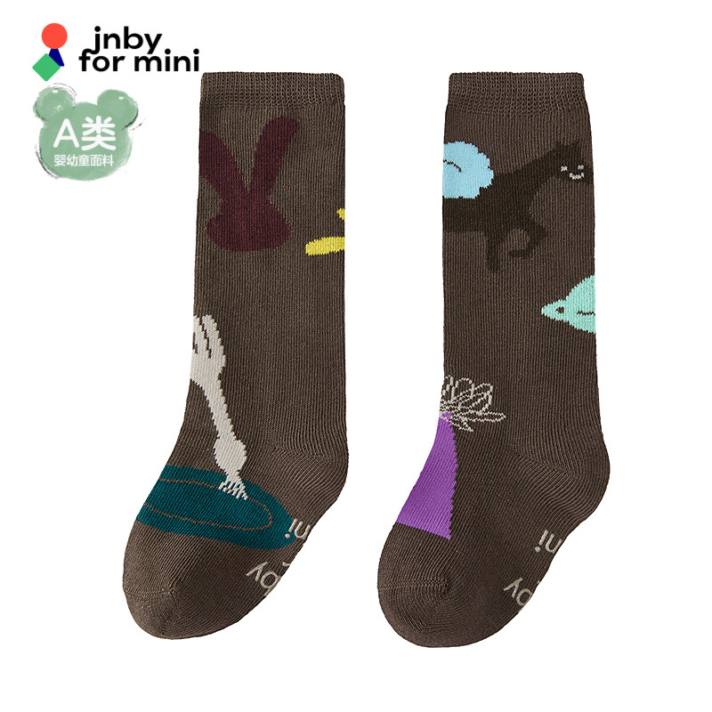 江南布衣婴童袜子中筒袜25秋男女童婴儿jnbybyjnbyXP8