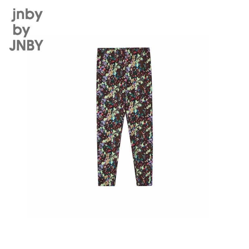 江南布衣童装棉弹力印花紧身裤长款打底裤秋冬女童儿童jnbybyj